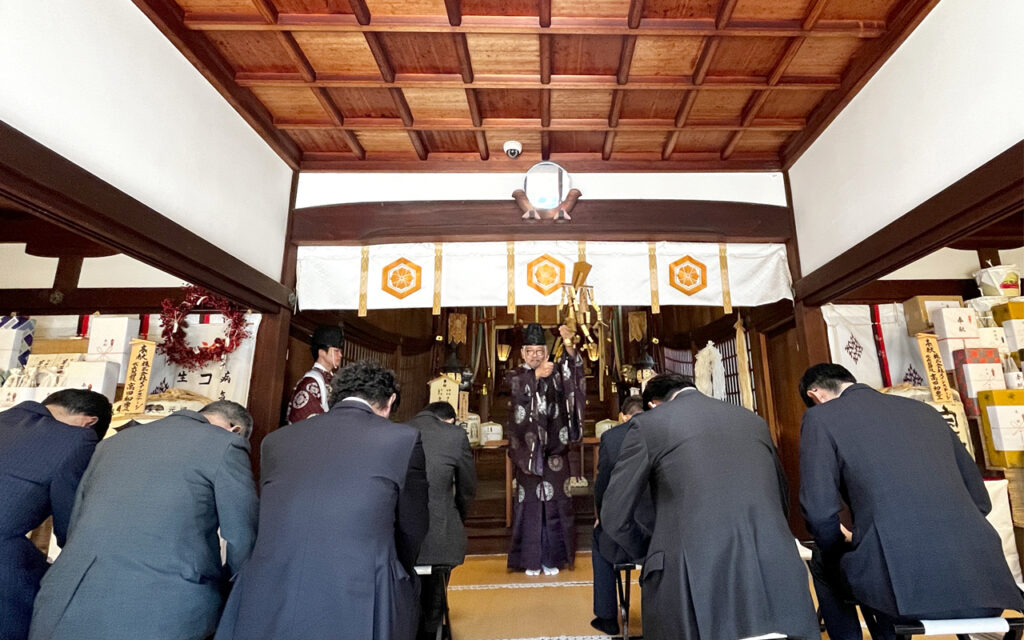 芦屋神社　新年祈祷　髙翔