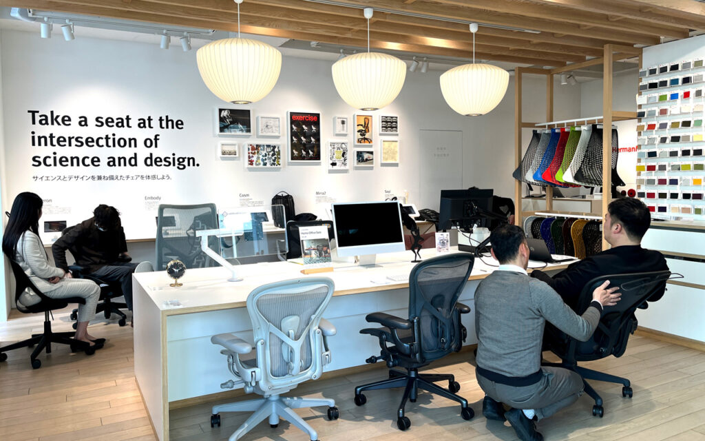 ハーマンミラー（Herman Miller）社様　ショールム見学