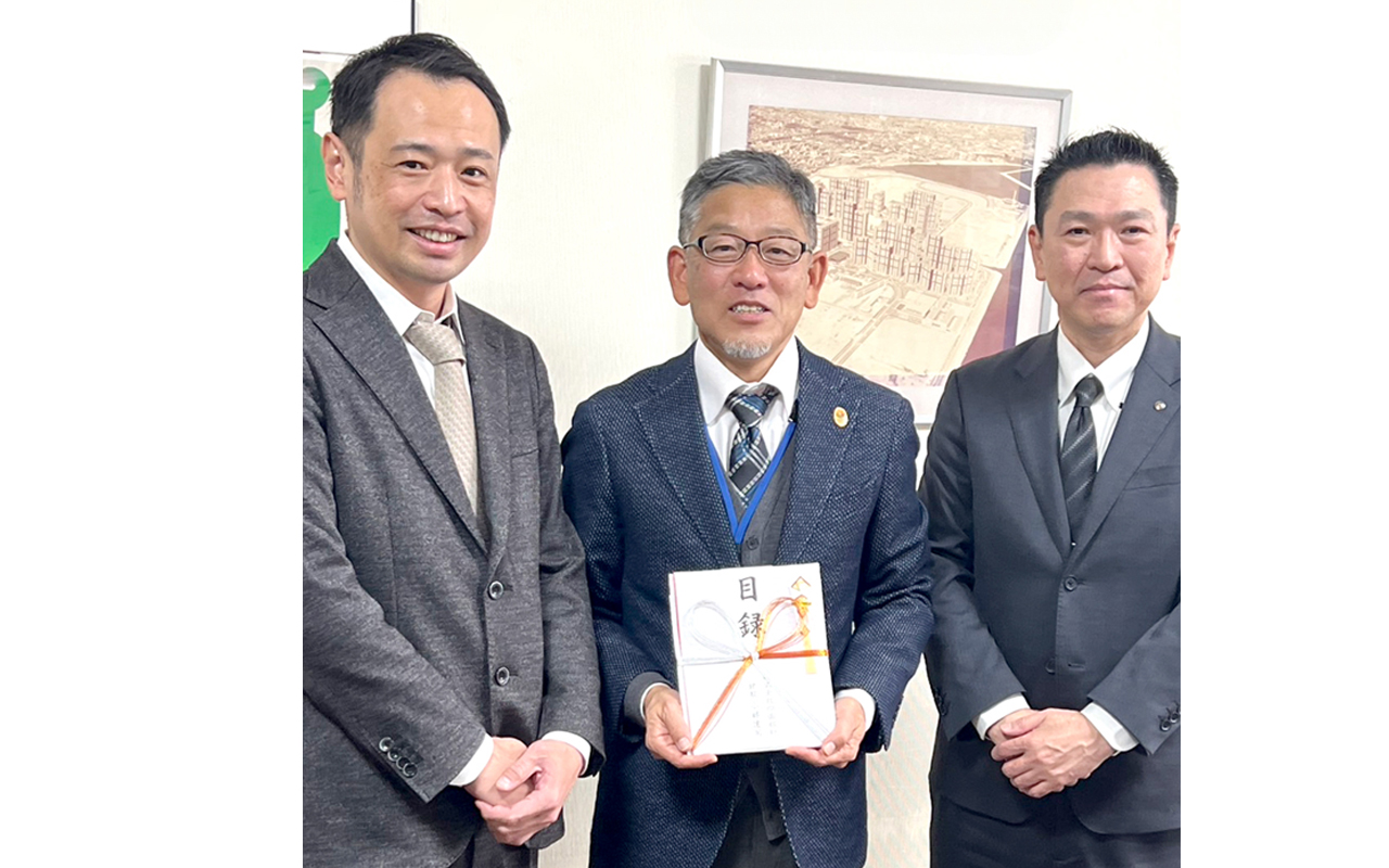 芦屋市立　潮見中学校 寄贈品贈呈式 SDGs　 ～髙翔の取り組み～